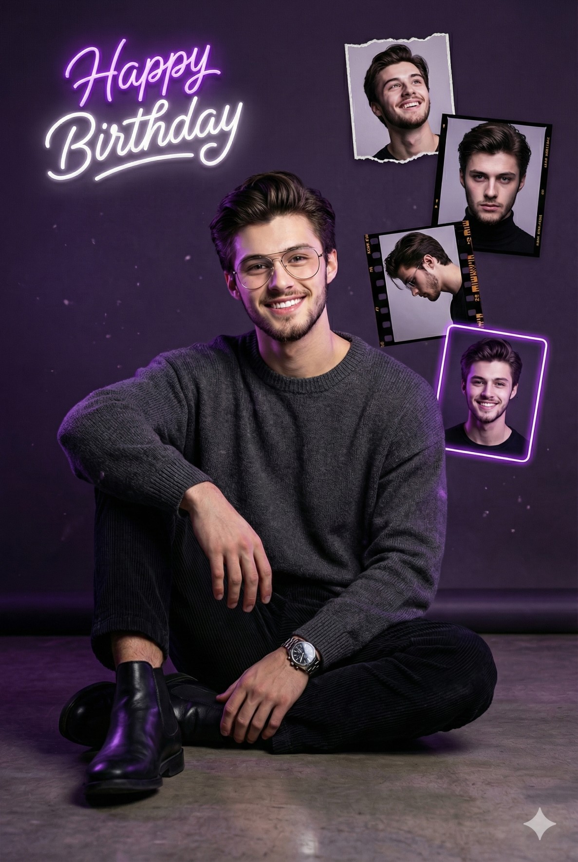 Birthday Frames Portrait