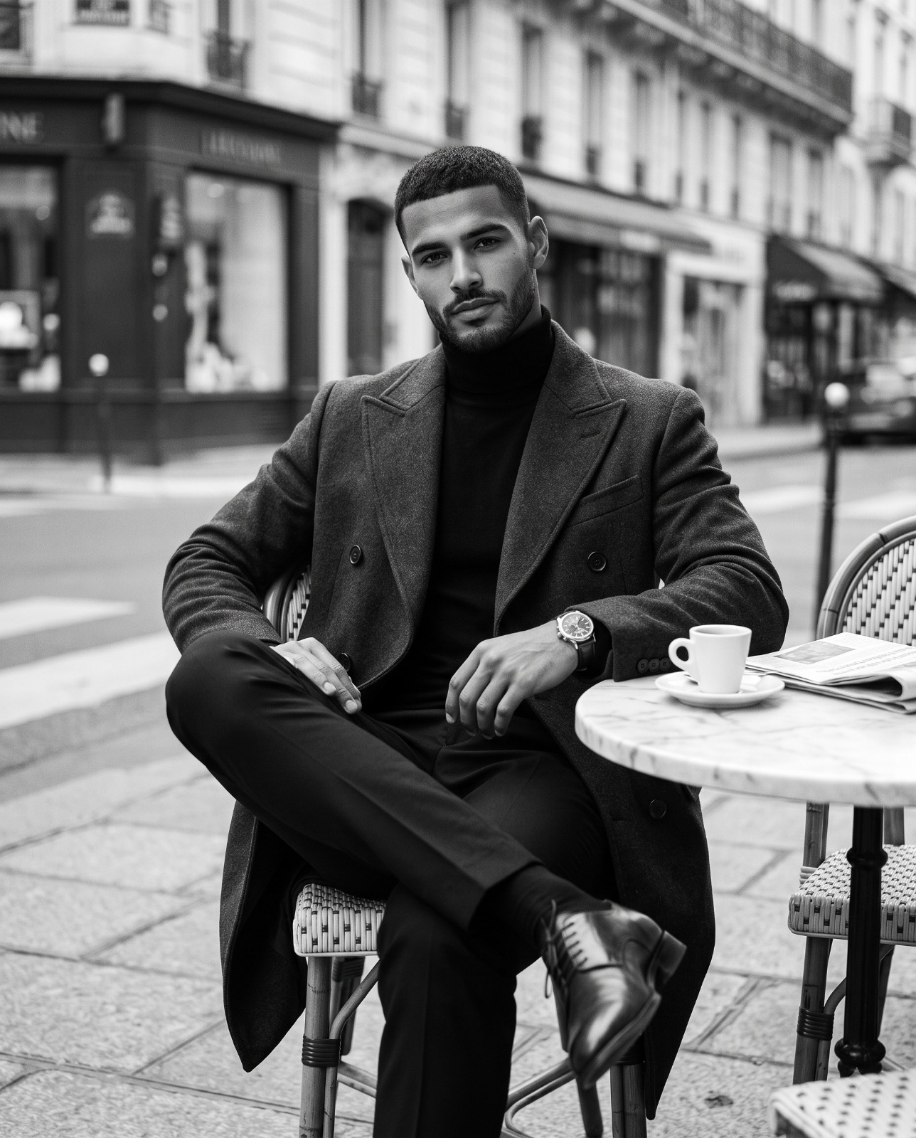 The Gentleman's Café Morning Portrait