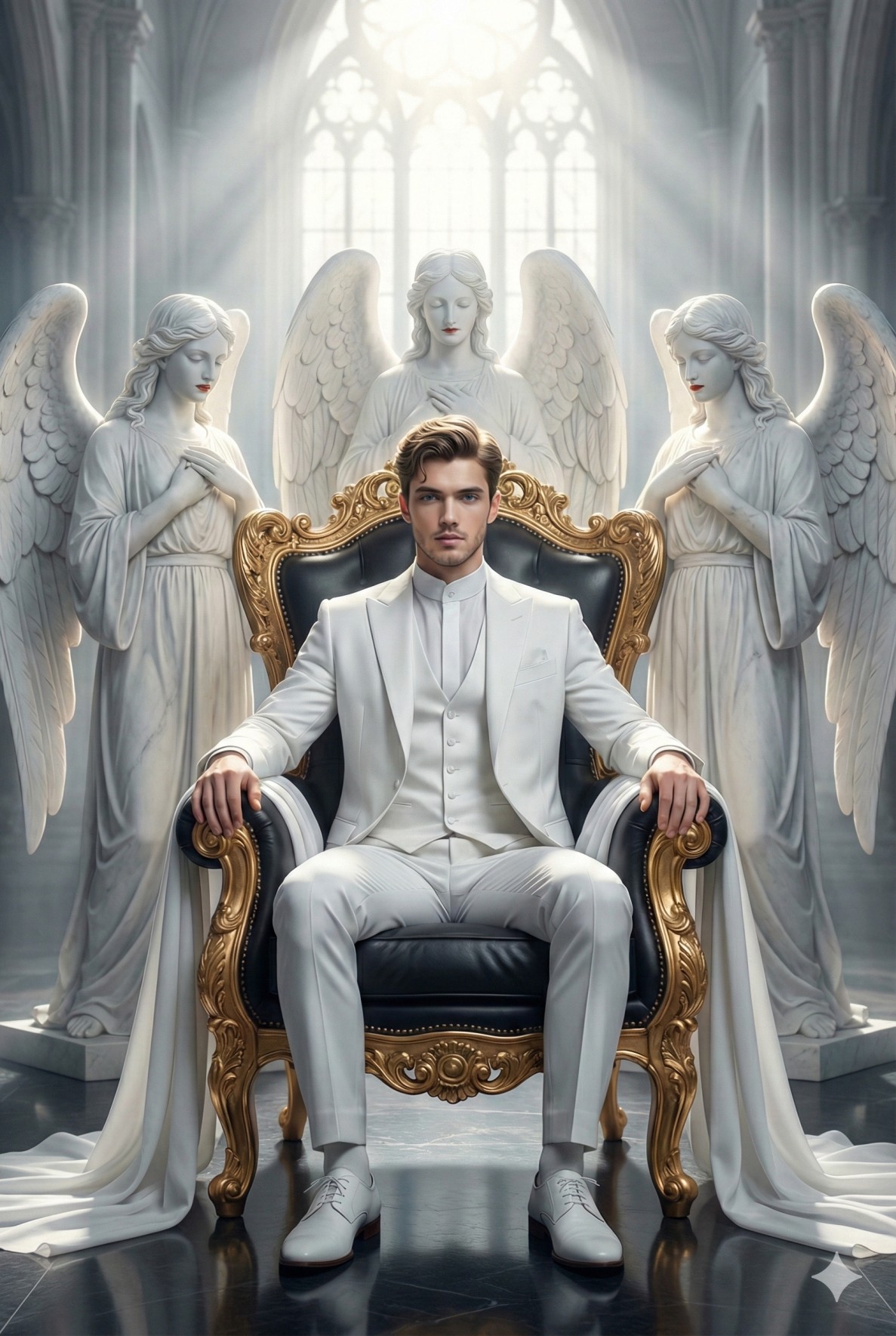 Celestial Court Fantasy Royal Cosmic Portrait