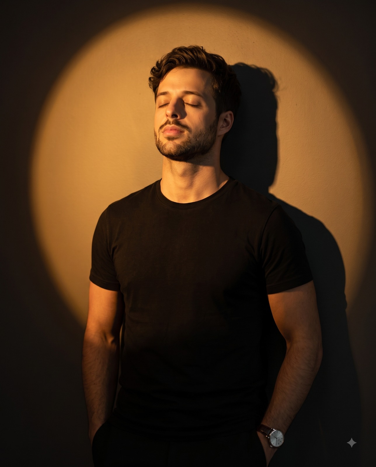 Cinematic Portrait with Shadow Play Portrait