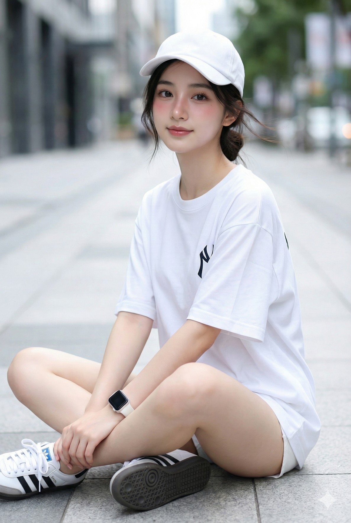Clean Girl Aesthetic Fashion Portrait