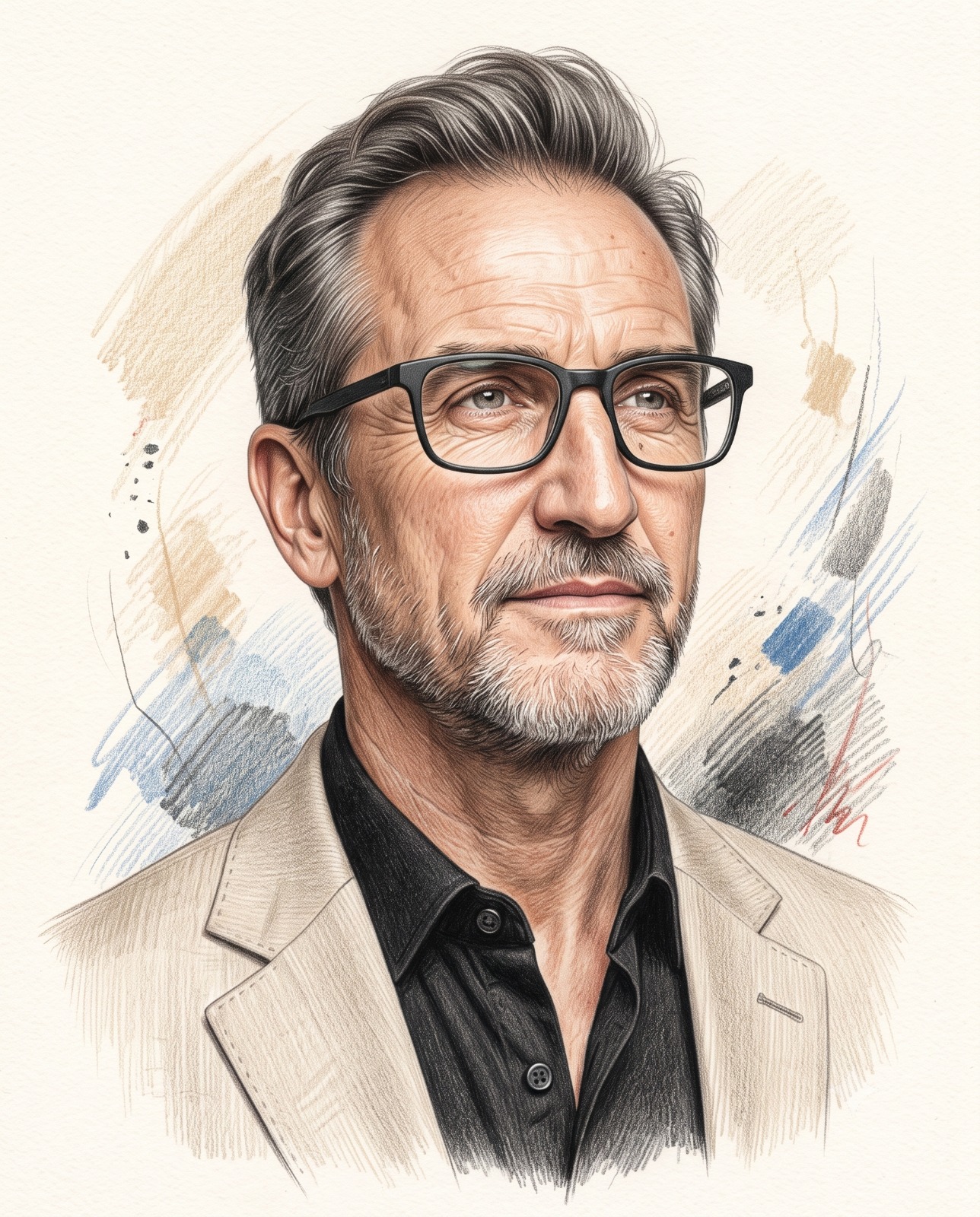 Distinguished Gaze Artistic Portraiture Portrait