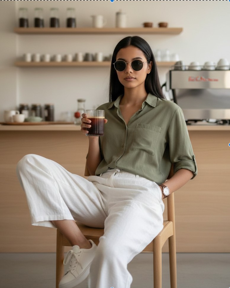 Espresso Yourself Fashion Portrait