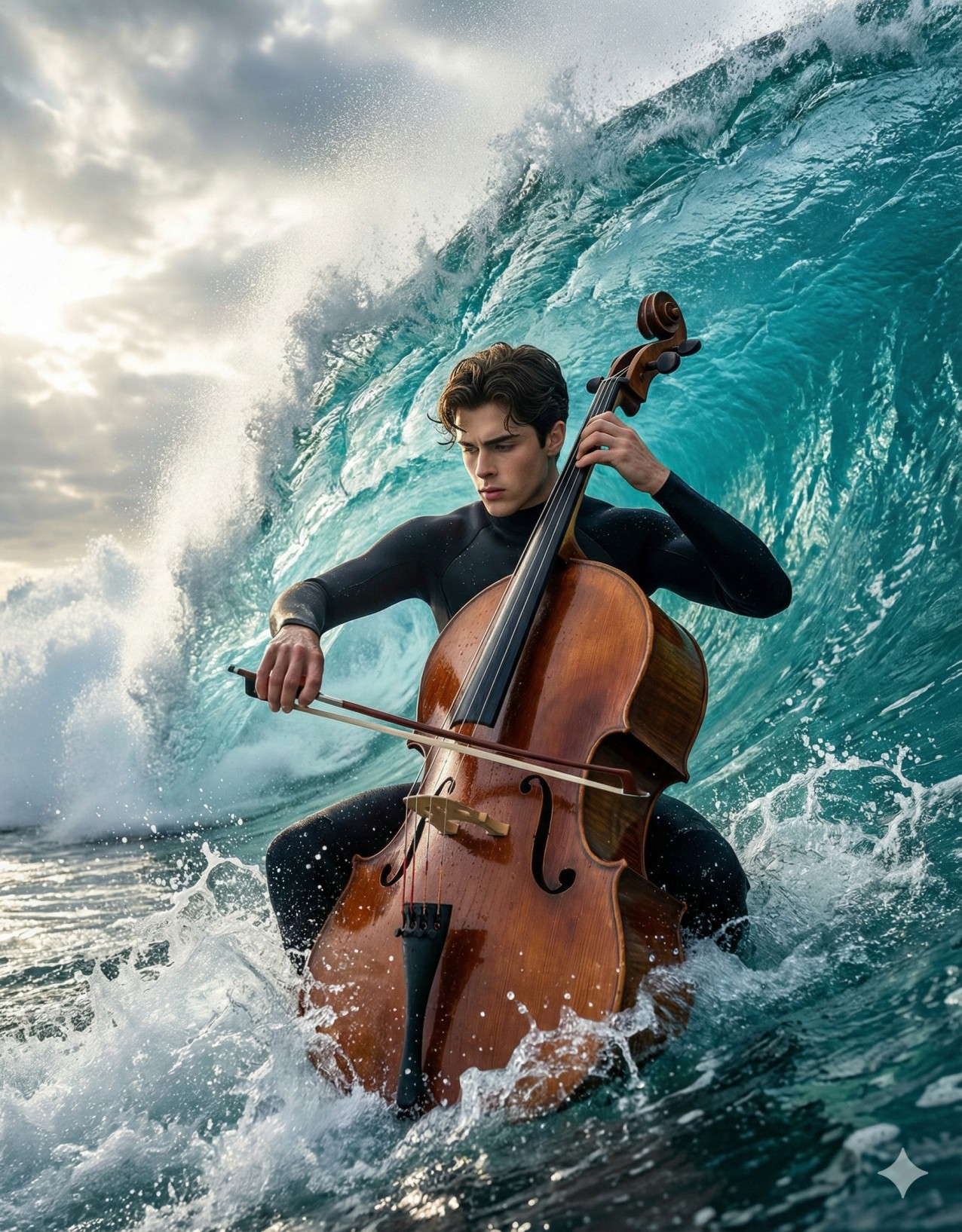 Flowing Movement Graceful Dance Cinematic Portrait