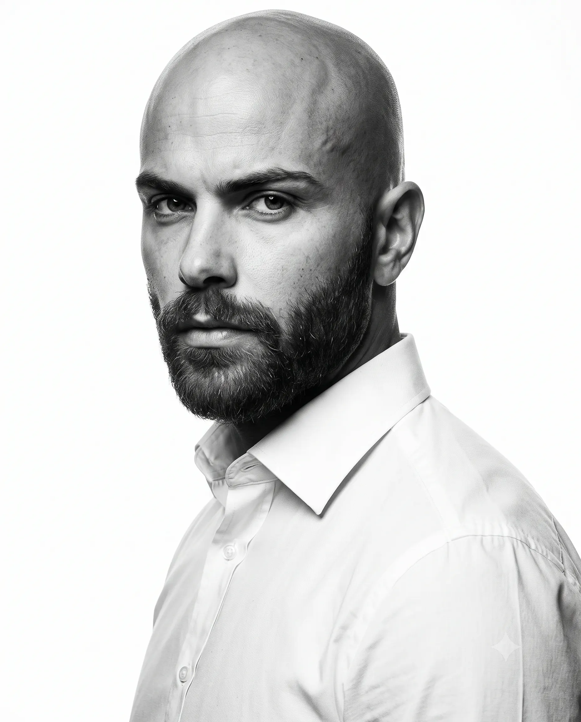 The Crisp White Shirt Portrait