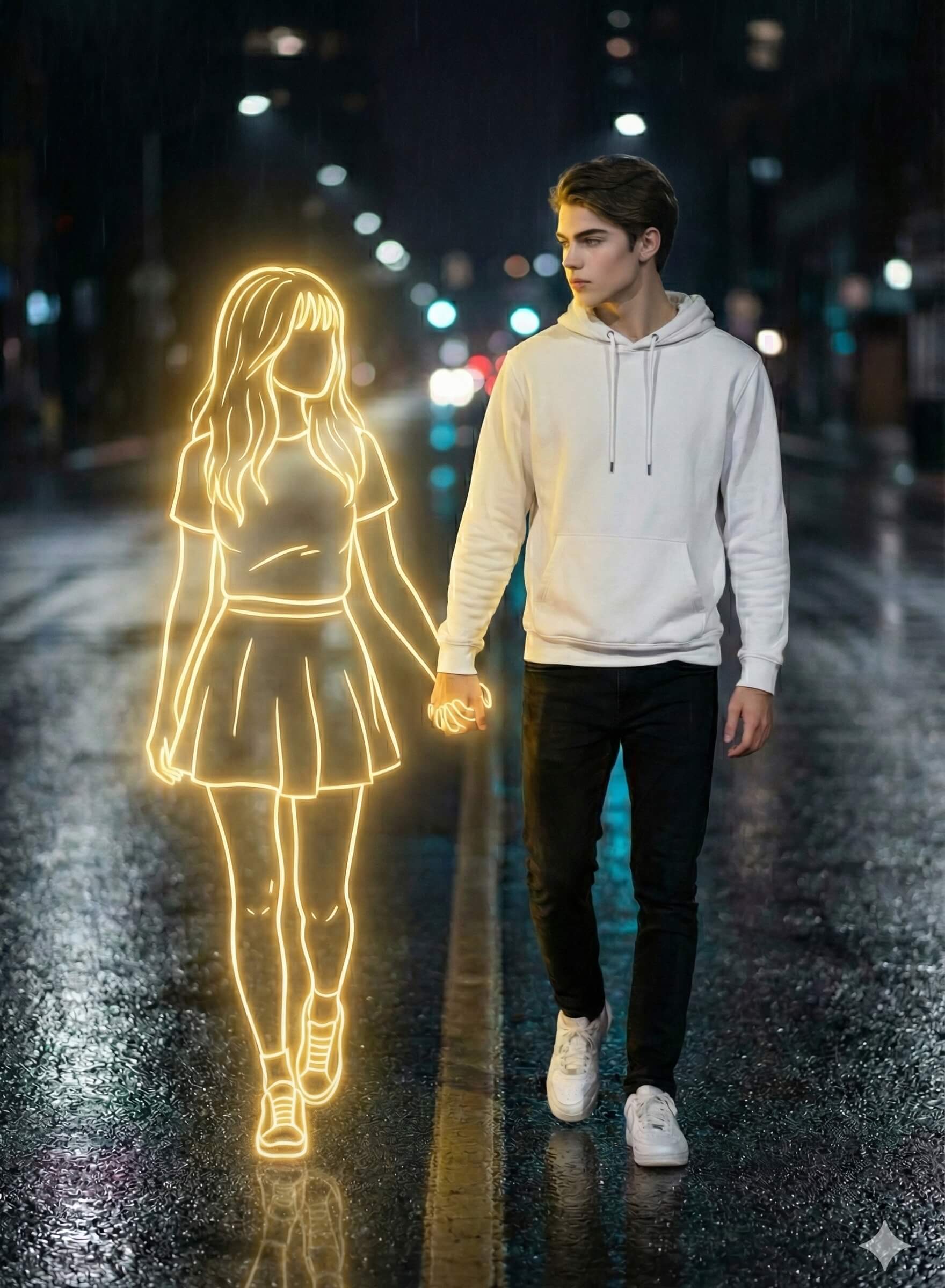 Dreamy Imaginative Walk Fantasy Portrait