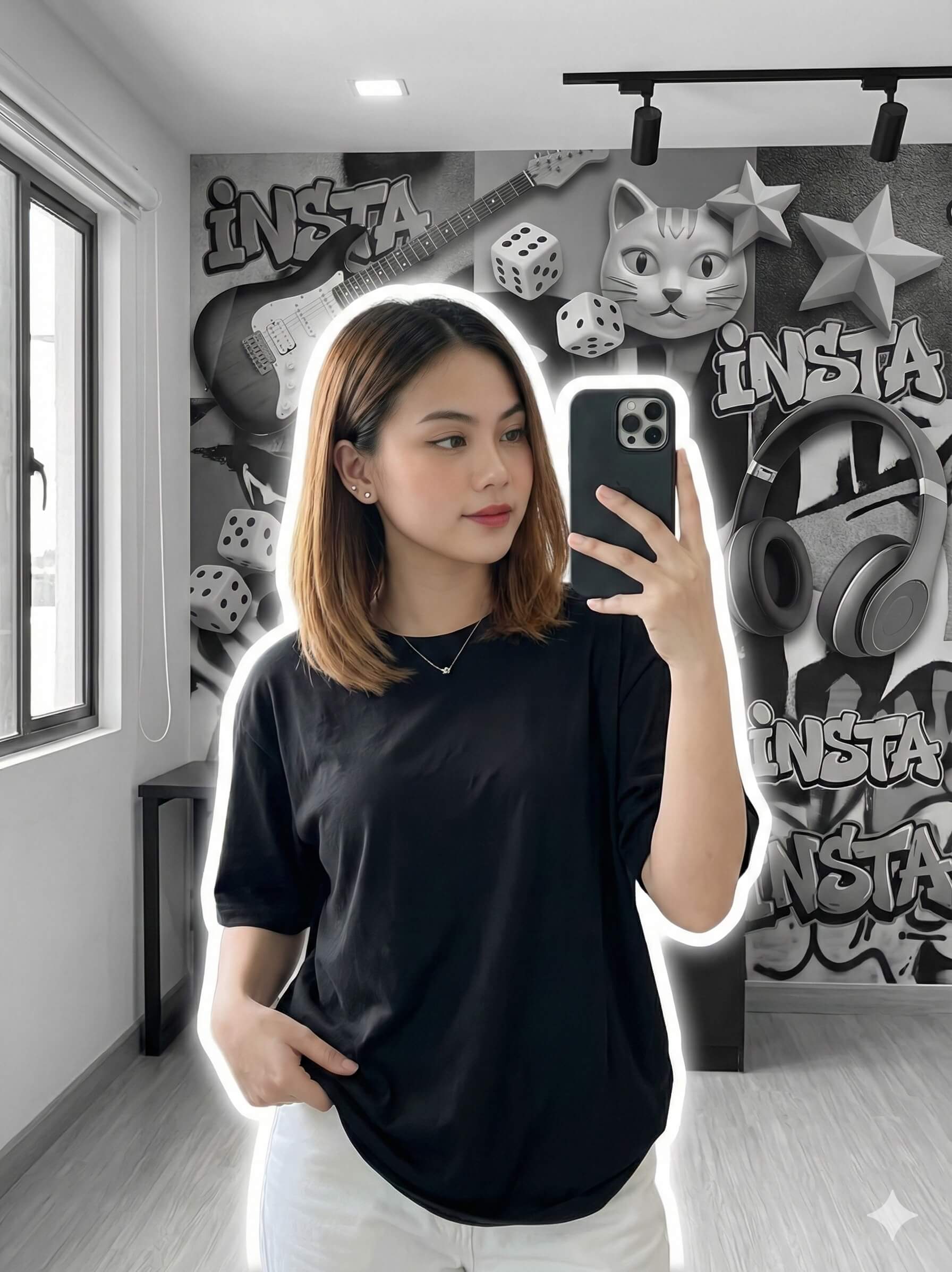 Instagram Aesthetic Vibe Check Outfit Portrait