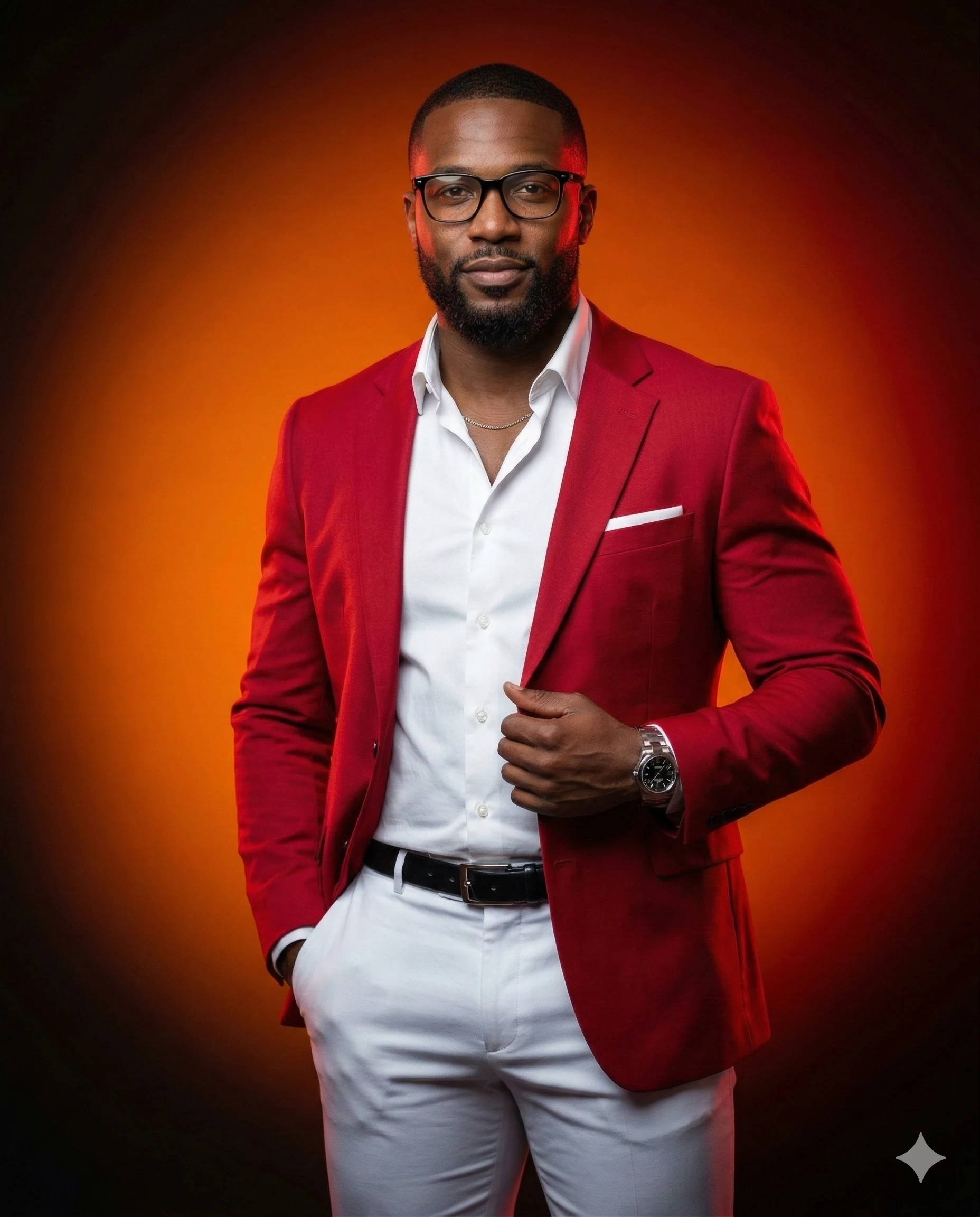 The Red Blazer Business Portrait