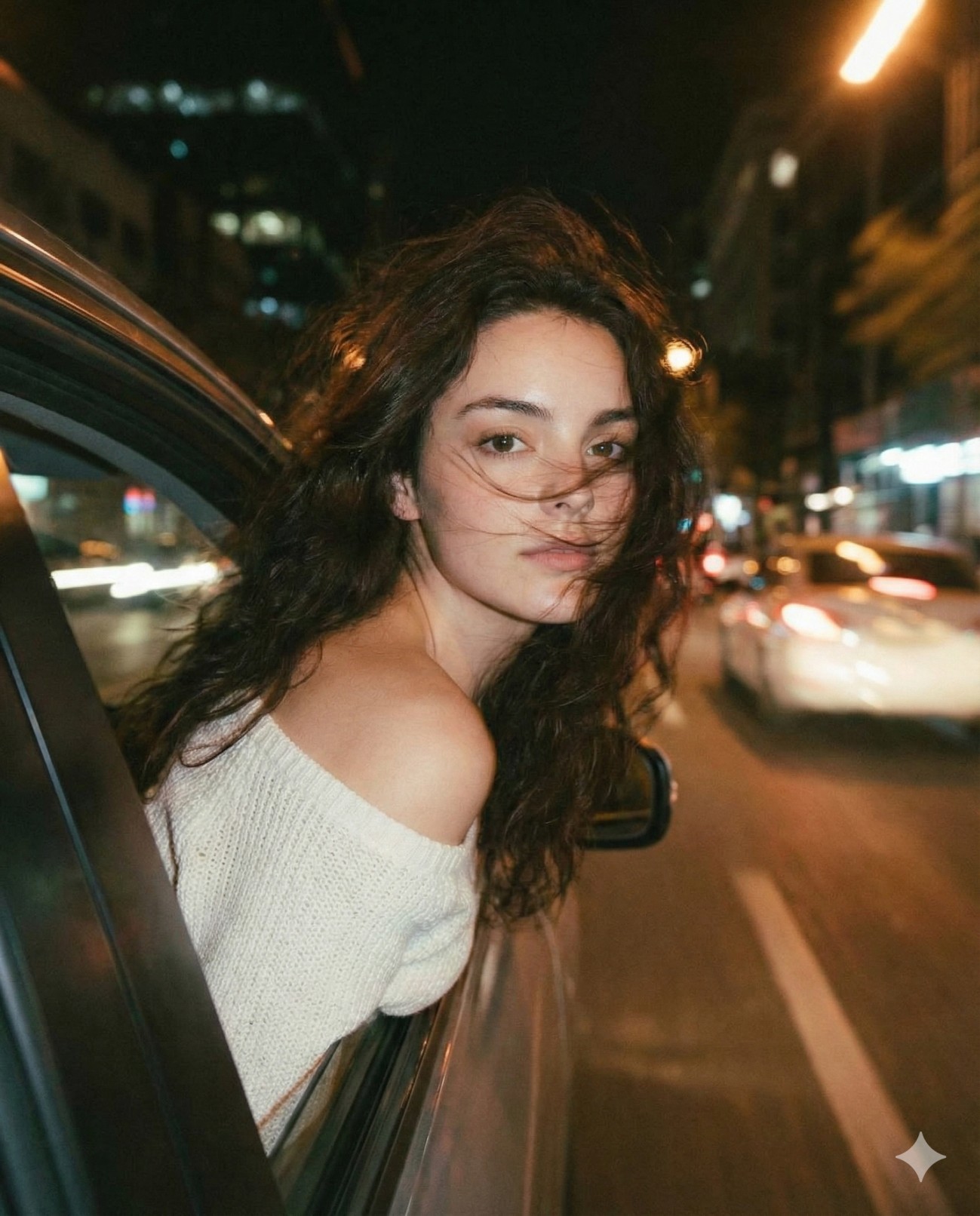 Midnight City Blur Motion Aesthetic Portrait