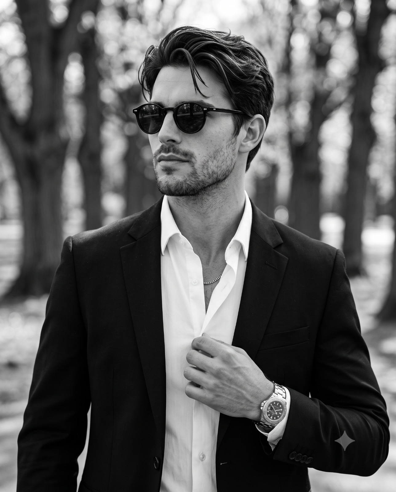 Classic Suit and Shades Portrait