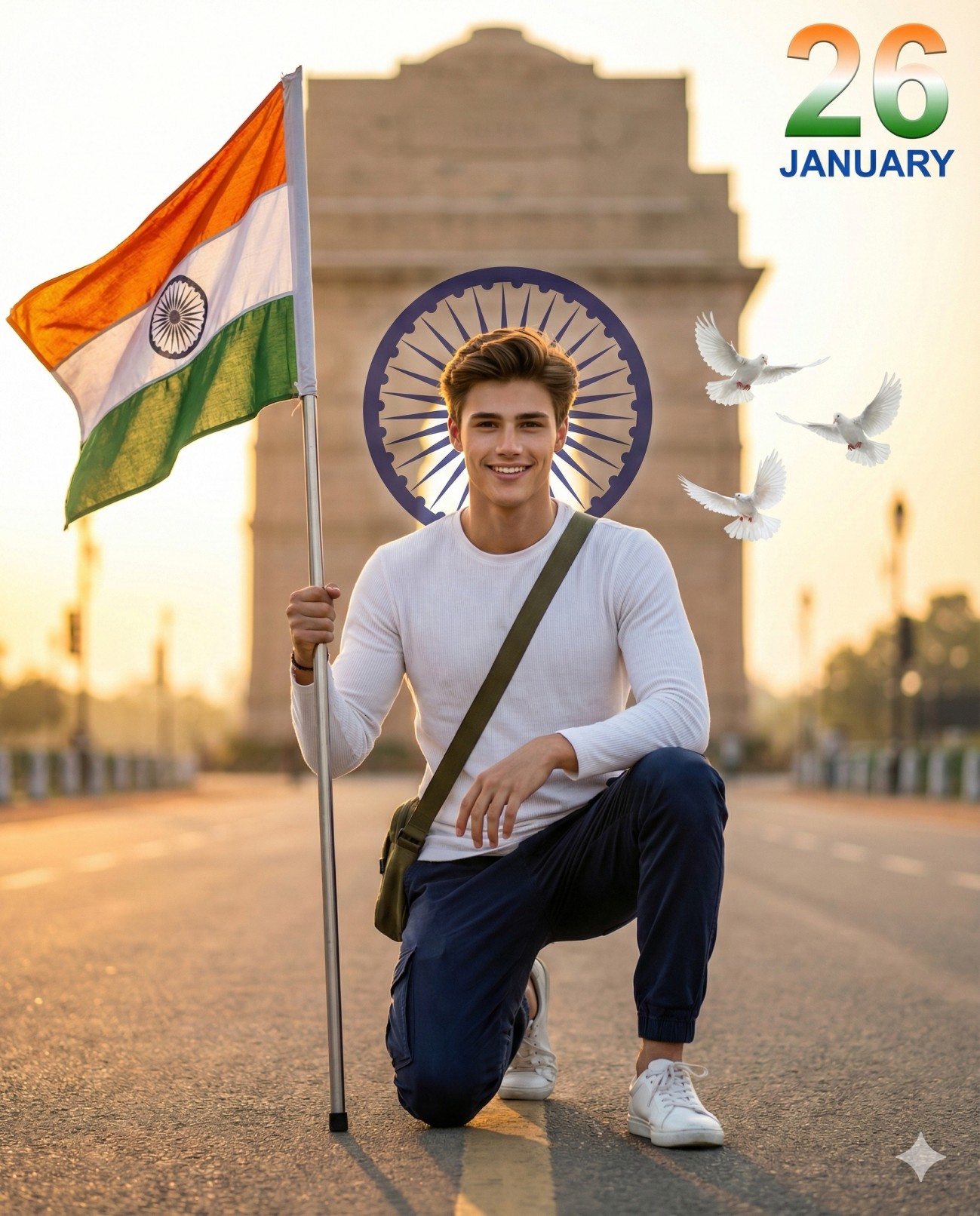 Pride in the Tricolor Portrait