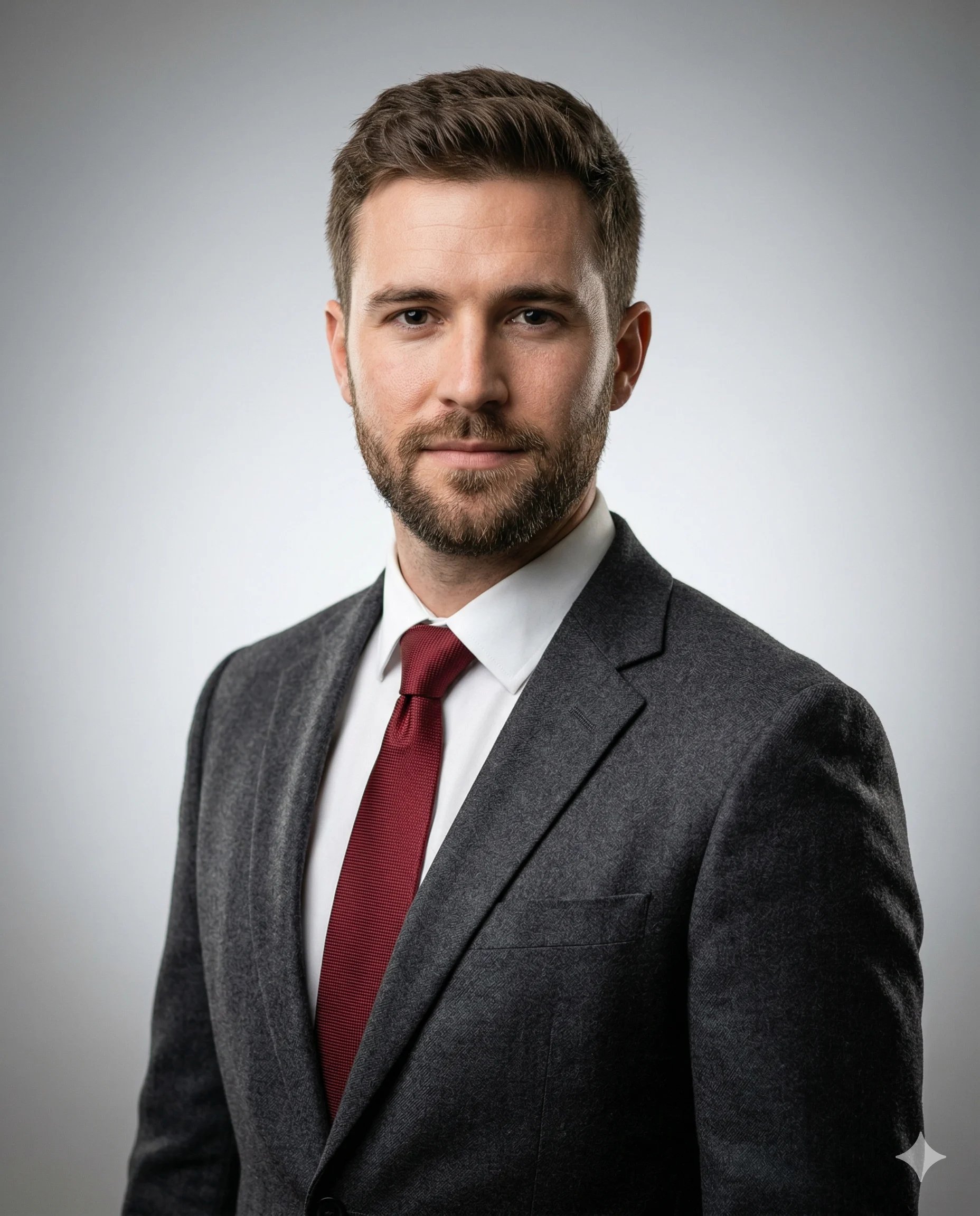 Executive in Grey Business Portrait