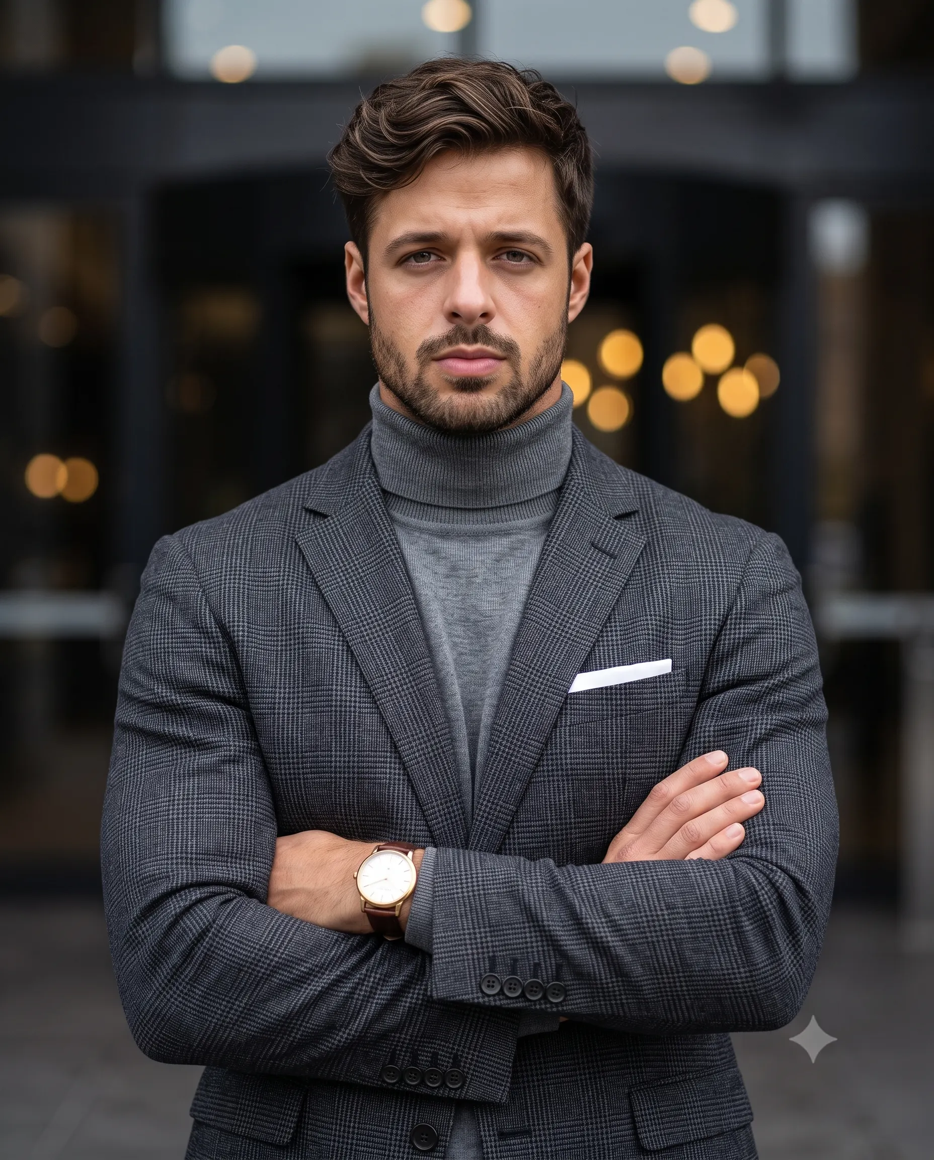 Sophisticated Gentleman Look Business Portrait