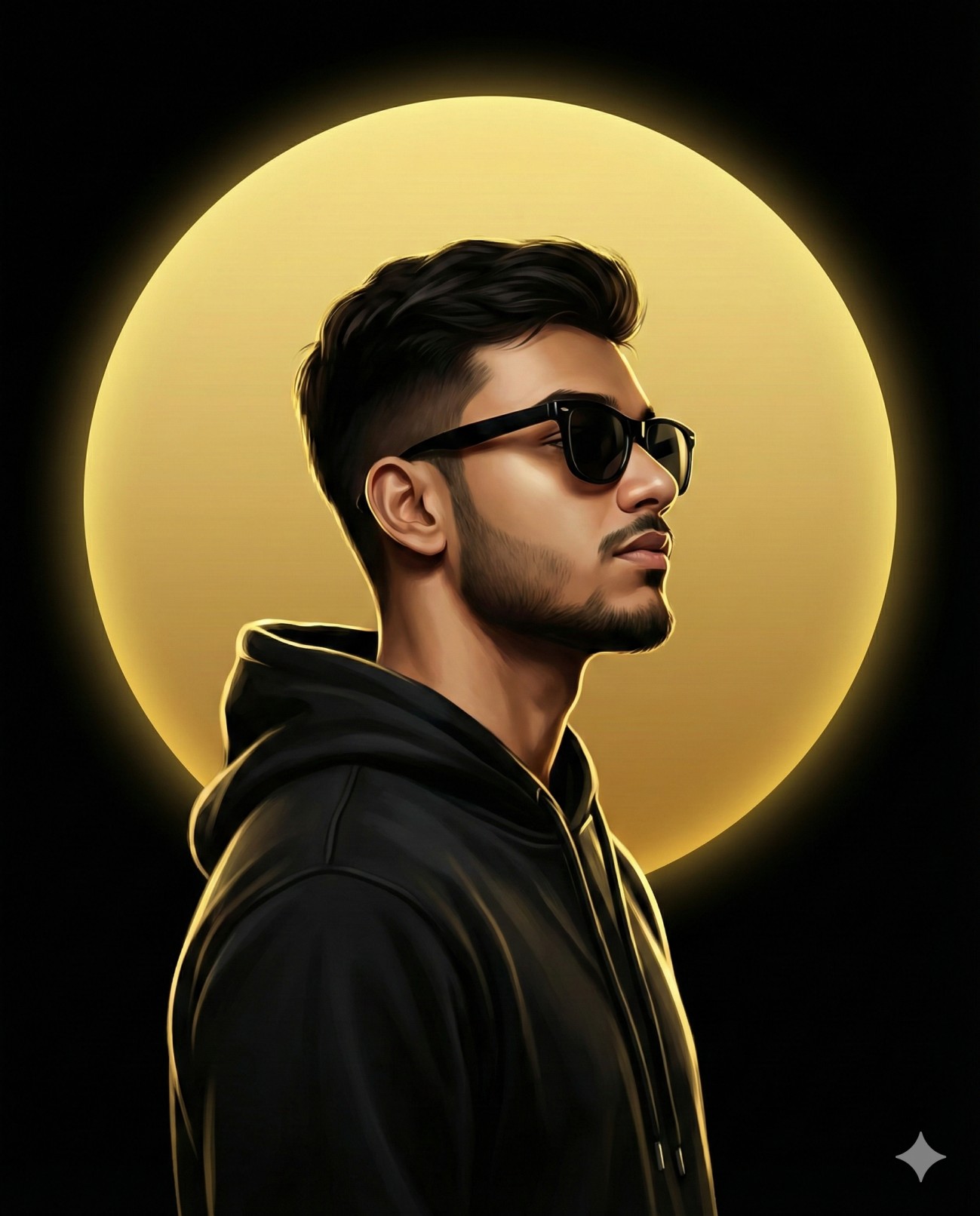 Reflection in Gold Digital Art