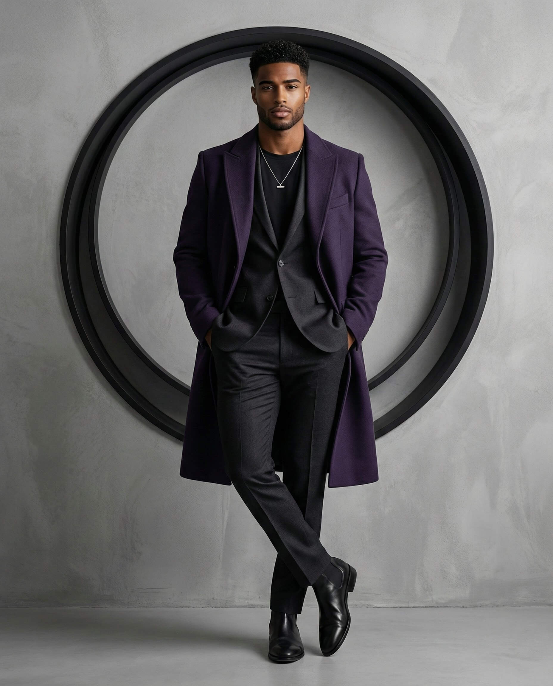 Regal Dapper Fashion Portrait