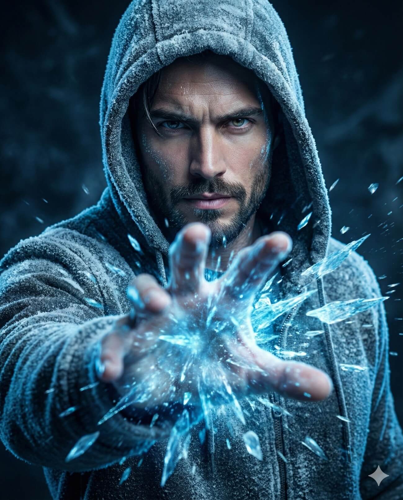 The Ice Weaver Action Portrait