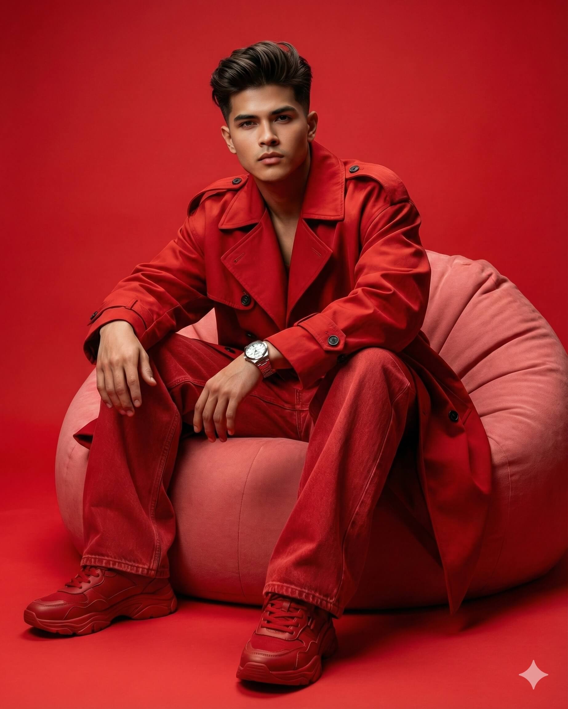 The Red Standard Fashion Portrait