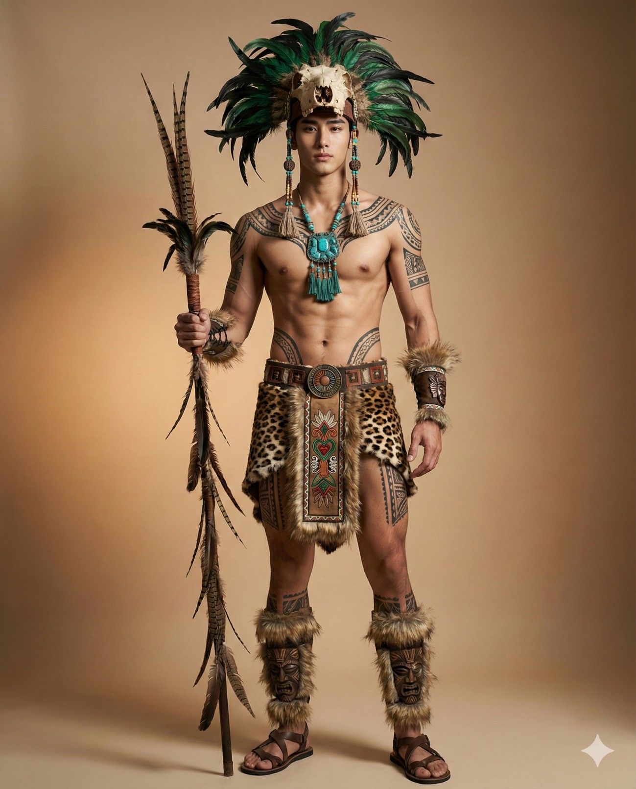 Tribal Warrior Character Design