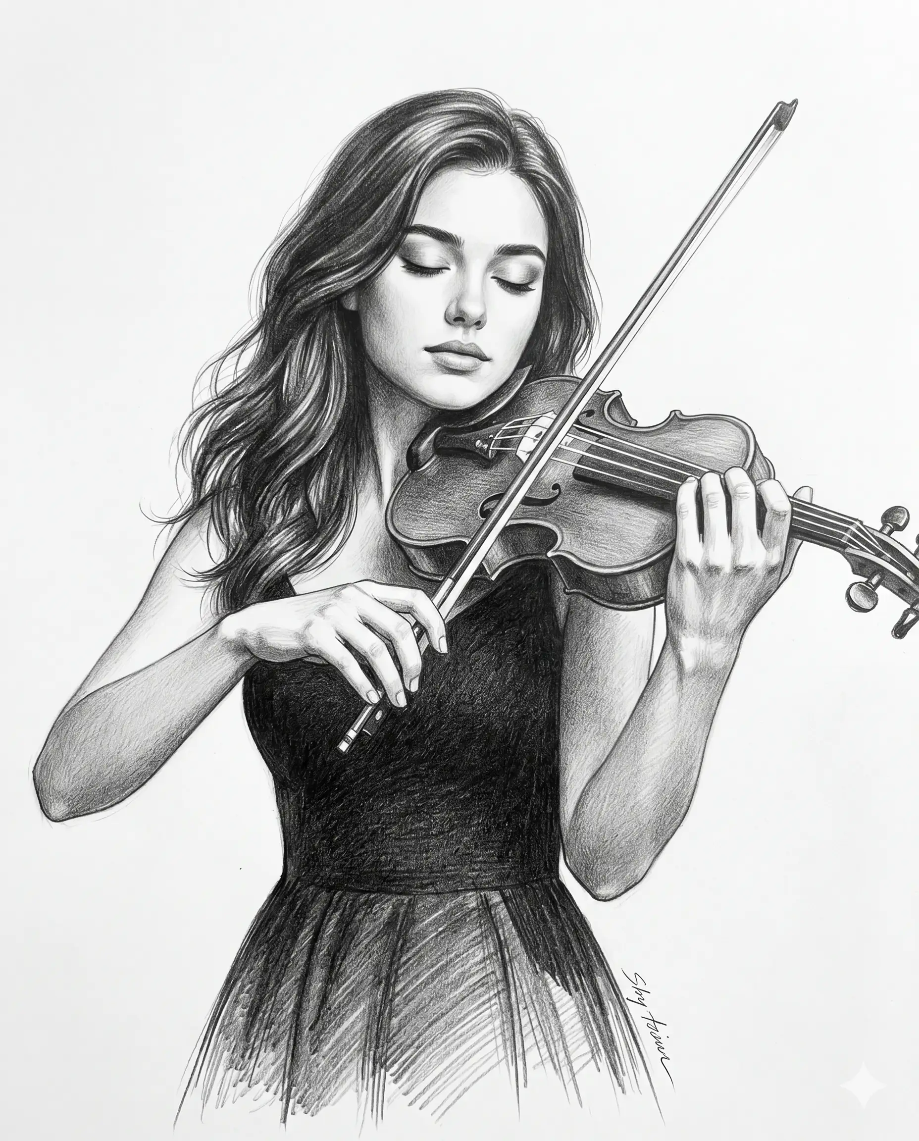 Soul of the Violin Portrait